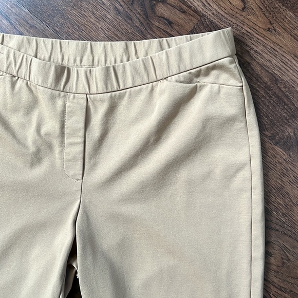 J. Jill Pointe Slim Leg Pull On Camel Tan Pants - Picture 2 of 13